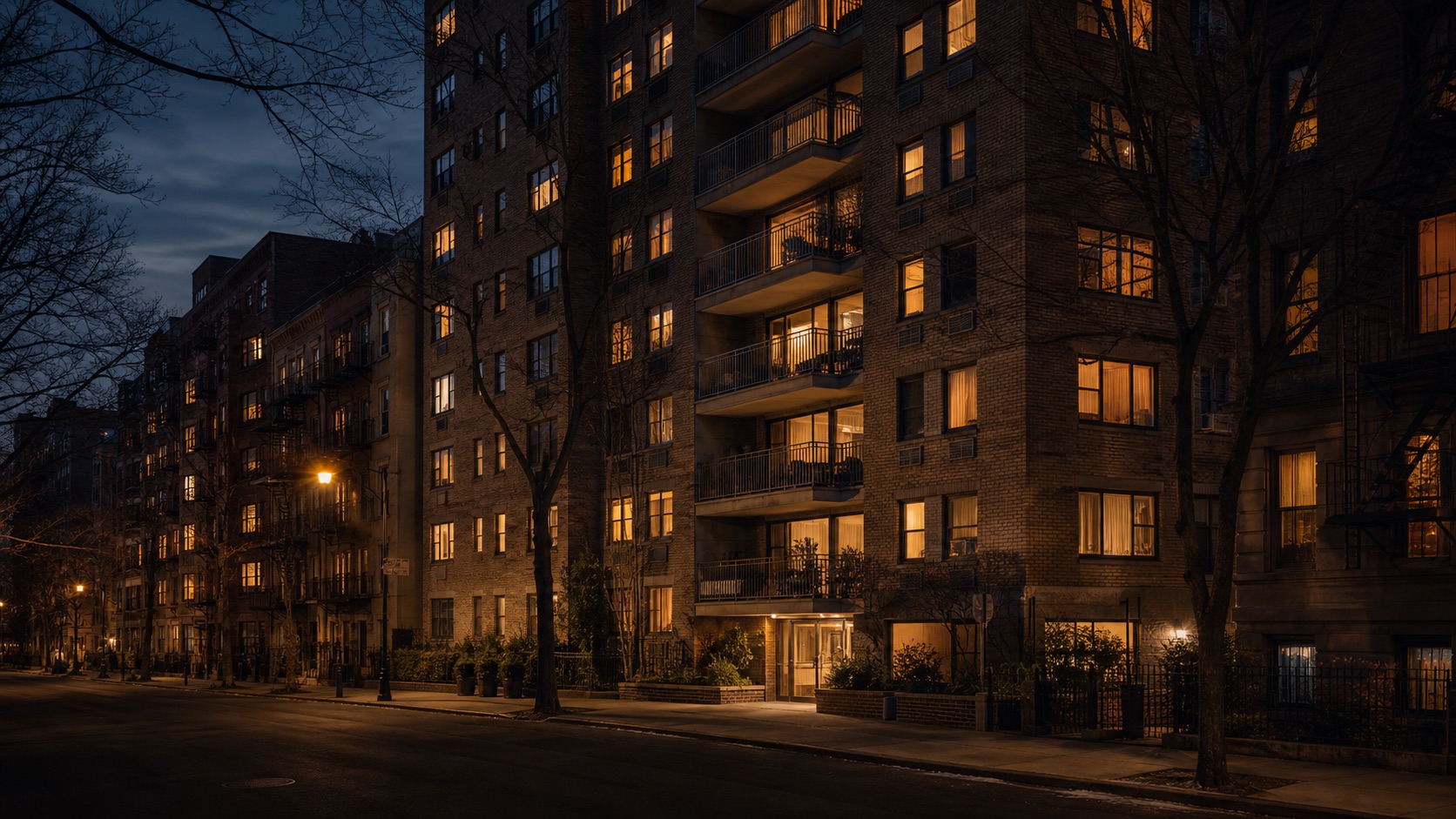Representative Greenwich Village apartment building for the Barney Miller affordability case
